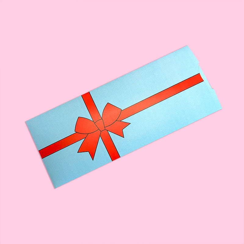 Gutschein Vorlage "Schleife" – ultra schnell gebastelt | Sofort-Download