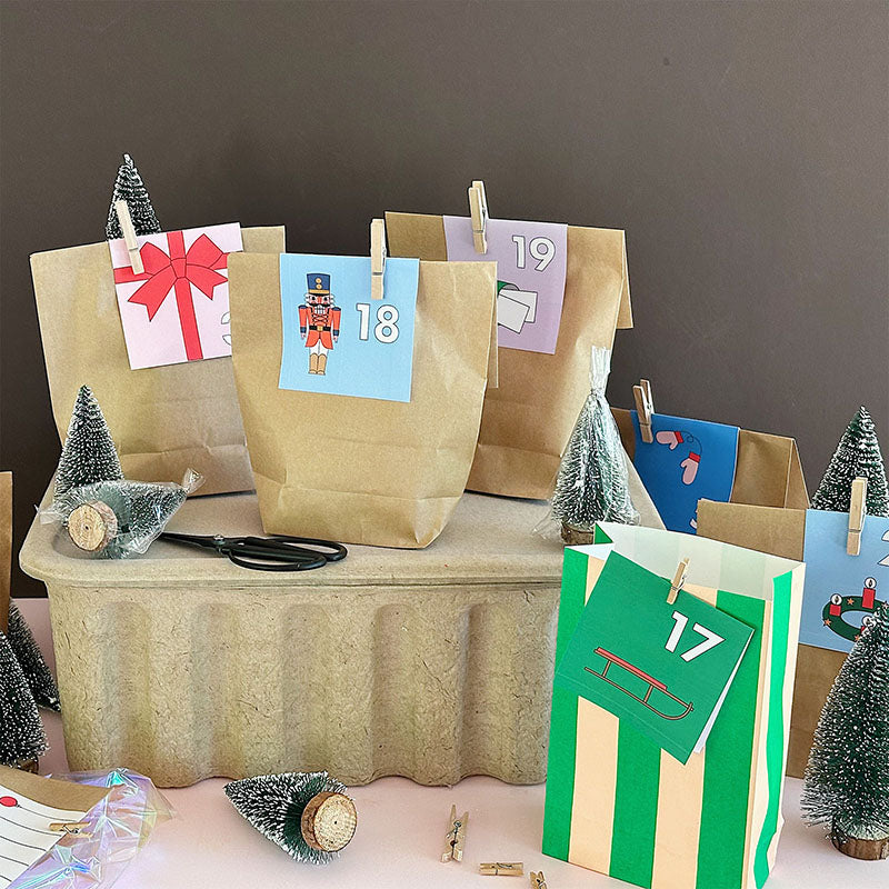 DIY-Adventskalender Anhänger als Sofort-Download – schnell basteln mit Gutschein-Werkstatt