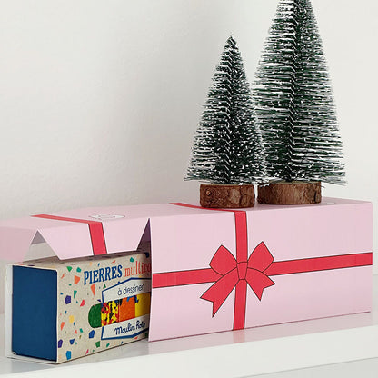 Adventskalender längliche Box zum Befüllen – DIY-Druckvorlage von Gutschein-Werkstatt