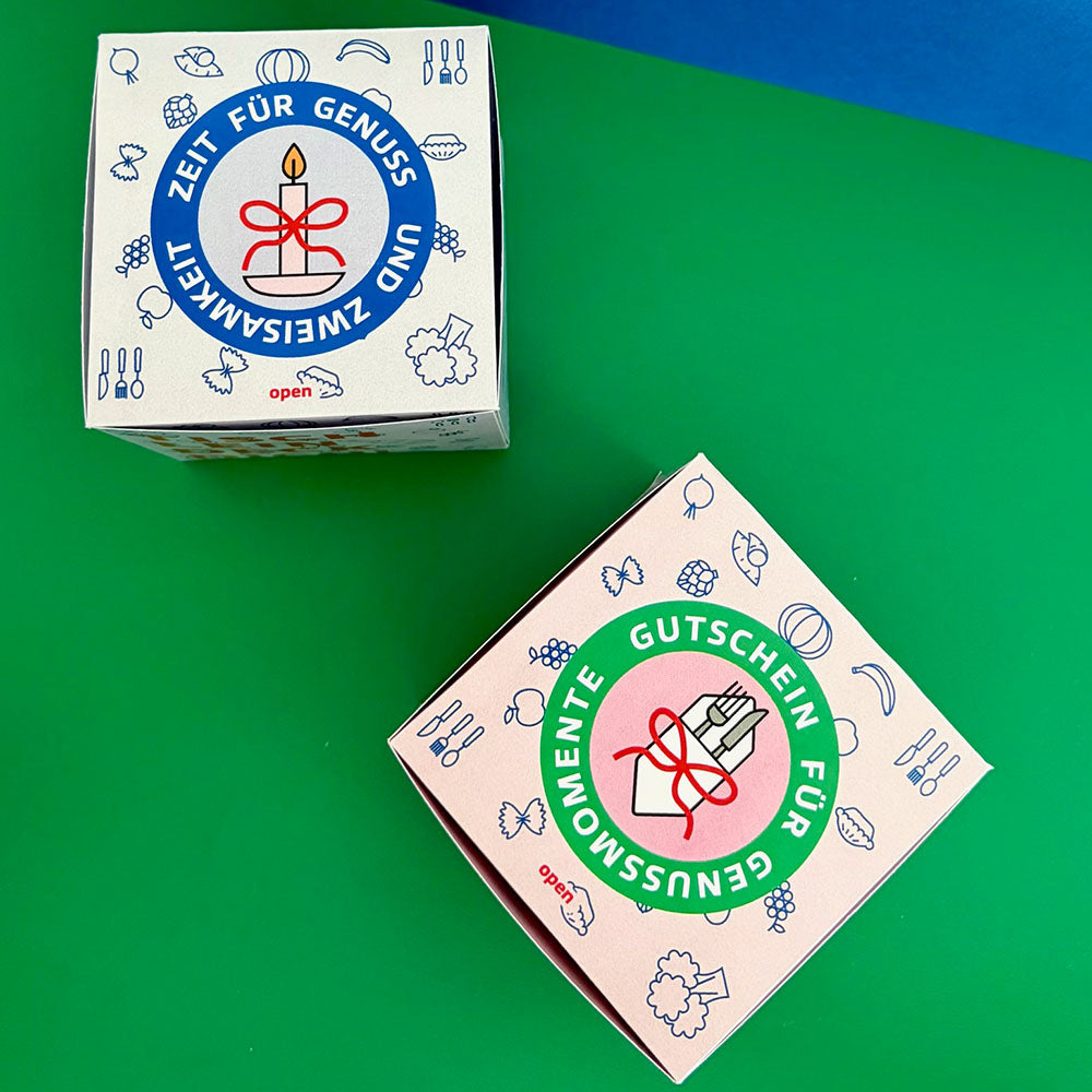 DIY Gutschein Box für Restaurantbesuch – kreative PDF Vorlage zum Ausdrucken und Basteln.