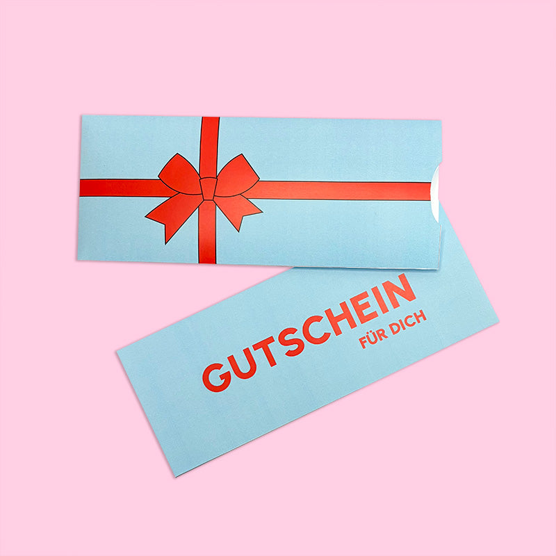 Gutschein Vorlage "Schleife"  – ultra schnell gebastelt | Sofort-Download
