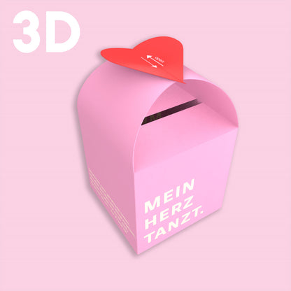 3D Modell der Gutschein- und Geschenkverpackung Wellnessgutschein