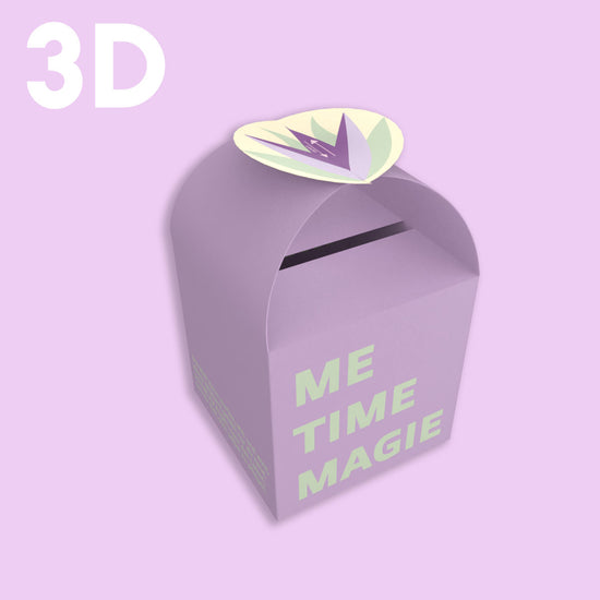 3D Modell der Gutschein- und Geschenkverpackung Wellnessgutschein