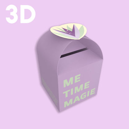 3D Modell der Gutschein- und Geschenkverpackung Wellnessgutschein