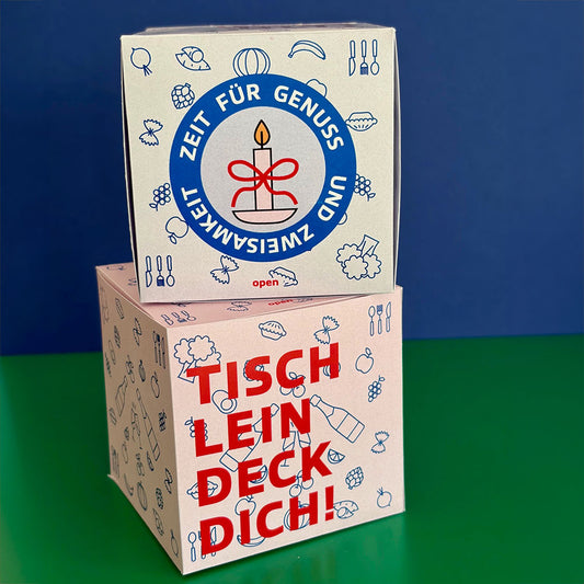 Restaurant Gutschein Druckvorlage als faltbare DIY Box – digitaler Download zum Ausdrucken und Zusammenkleben.