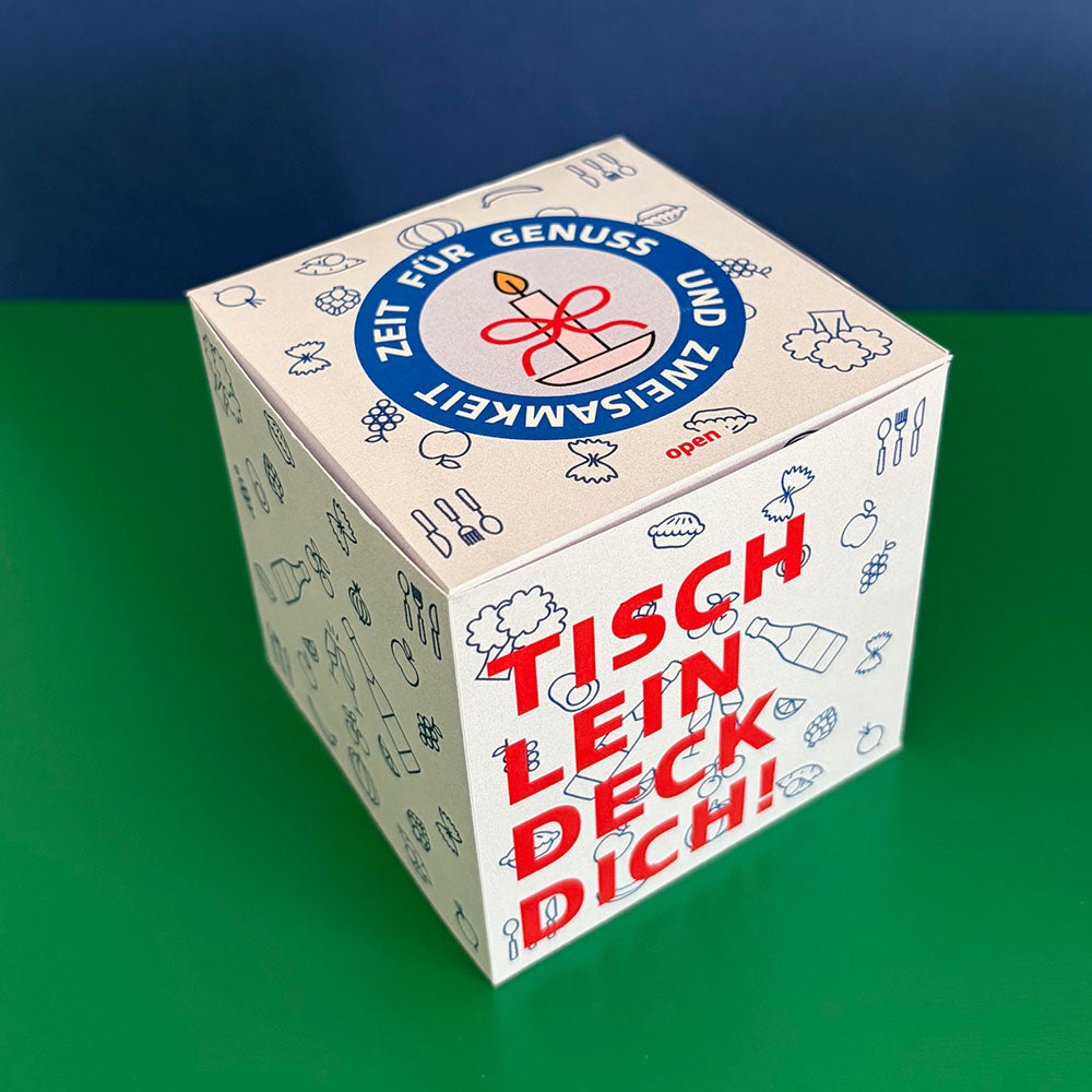 Restaurant Gutschein zum Basteln und Verschenken – digitale Druckvorlage für eine moderne Geschenkbox.